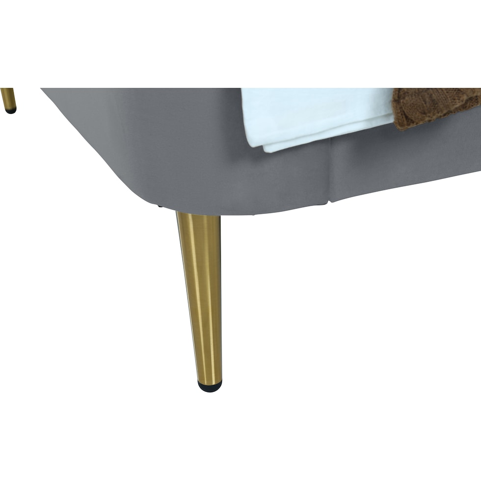 hudgens gray twin bed   