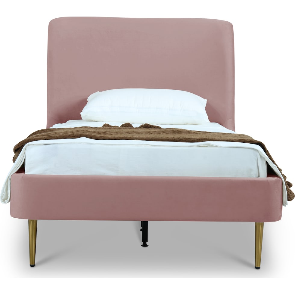 hudgens pink twin bed   