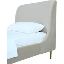 hudgens white twin bed   