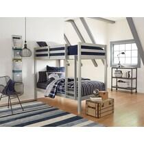 hudson gray twin bunk bed   