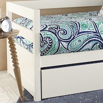 hudson white twin bed   