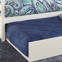 hudson white twin bed   