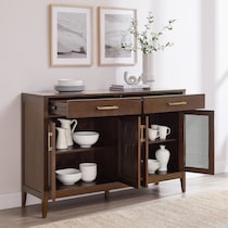 hugo dark brown sideboard   