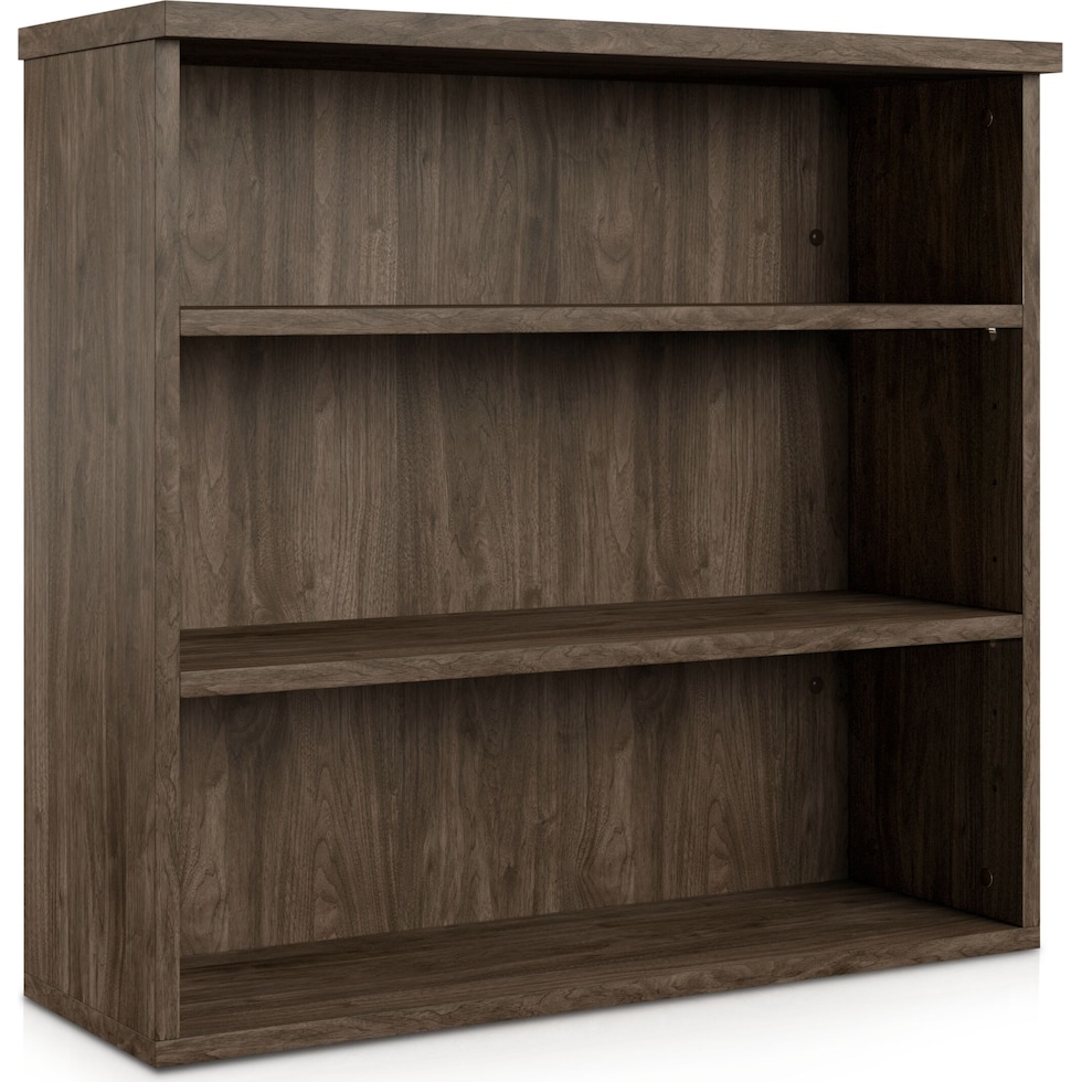 hunter dark brown bookcase   