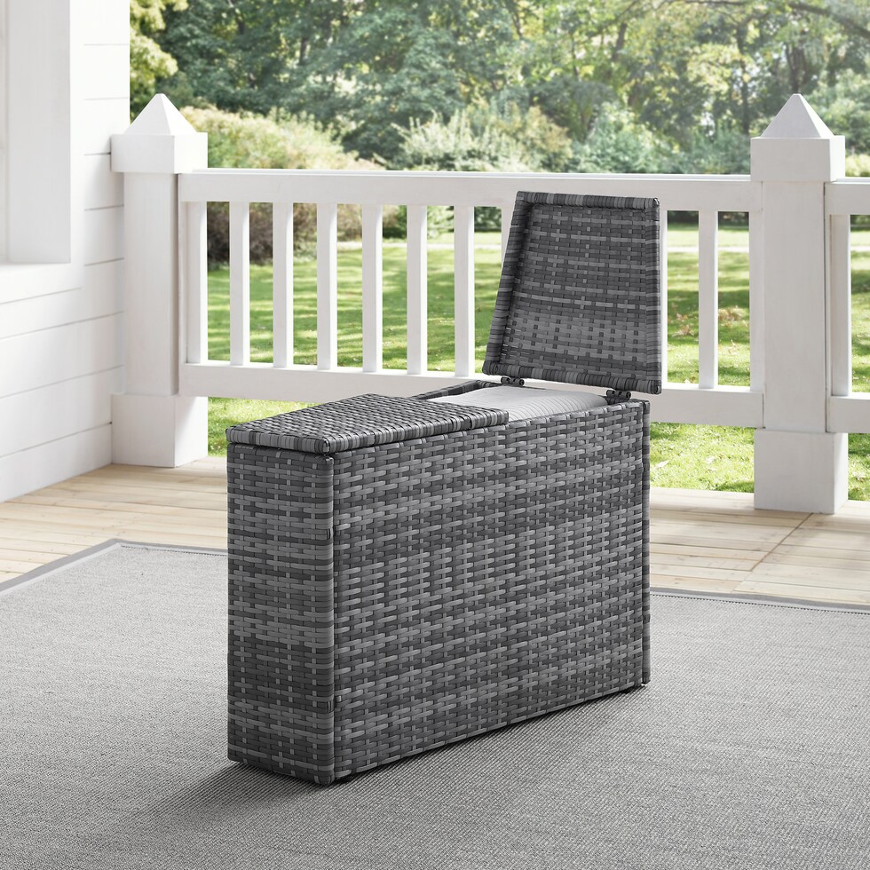 huntington gray outdoor storage   