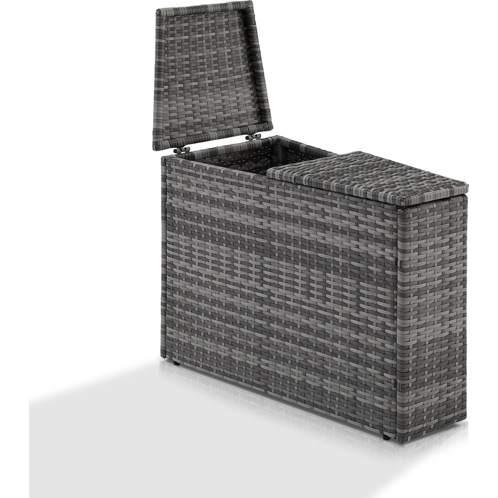 huntington gray outdoor storage   