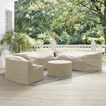 huntington neutral outdoor furniture cover   