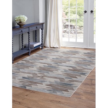 Hurley 5' X 8' Area Rug - Blue