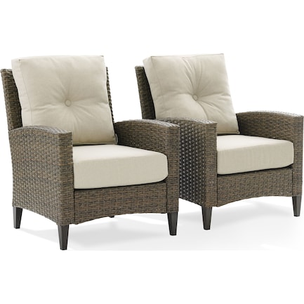 Huron Set of 2 Outdoor Chairs