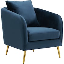 hutton blue accent chair   