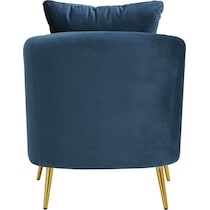 hutton blue accent chair   