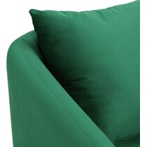 hutton green accent chair   