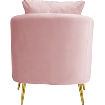 hutton pink accent chair   