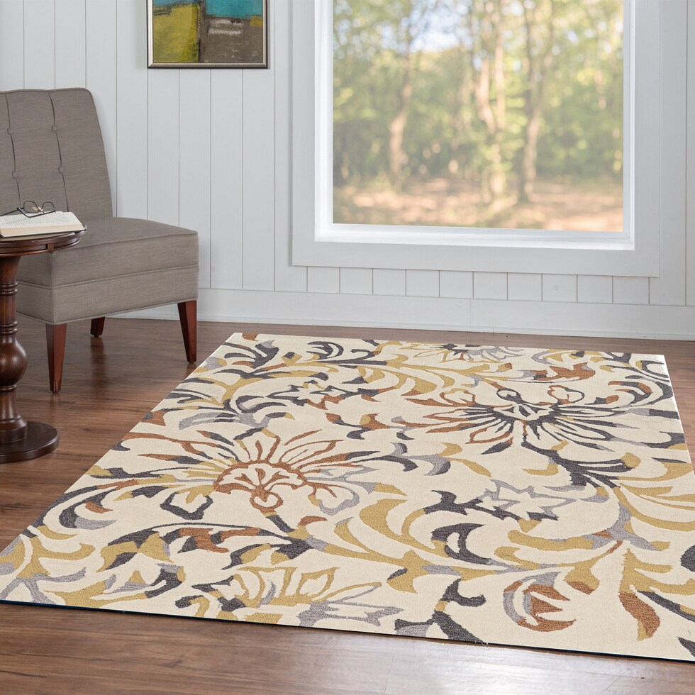 hyacinth multicolor area rug  x    