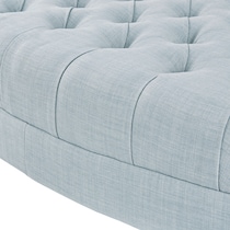 idris blue ottoman   