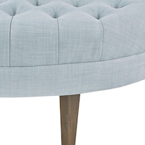 idris blue ottoman   