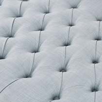 idris blue ottoman   