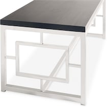 ignatius silver coffee table   