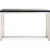 ignatius silver sofa table   