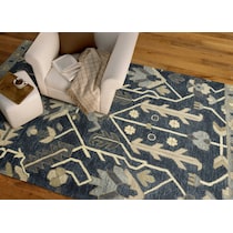 iliad blue area rug  x    