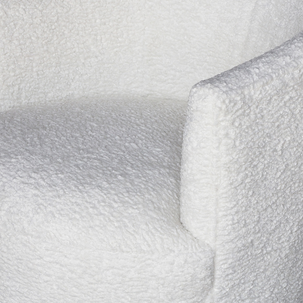 imogene white accent chair   