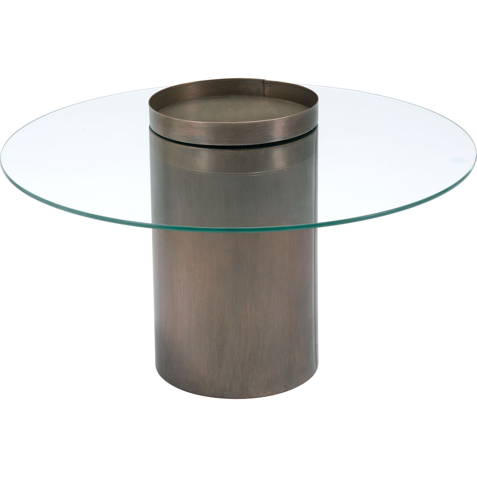 industry gold coffee table   