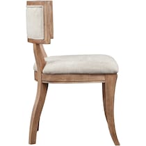 ines white dining chair   
