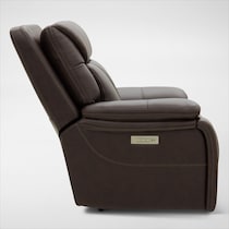 infinity dark brown recliner   