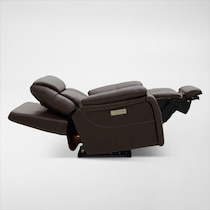 infinity dark brown recliner   