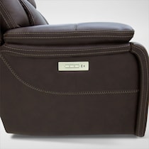 infinity dark brown recliner   