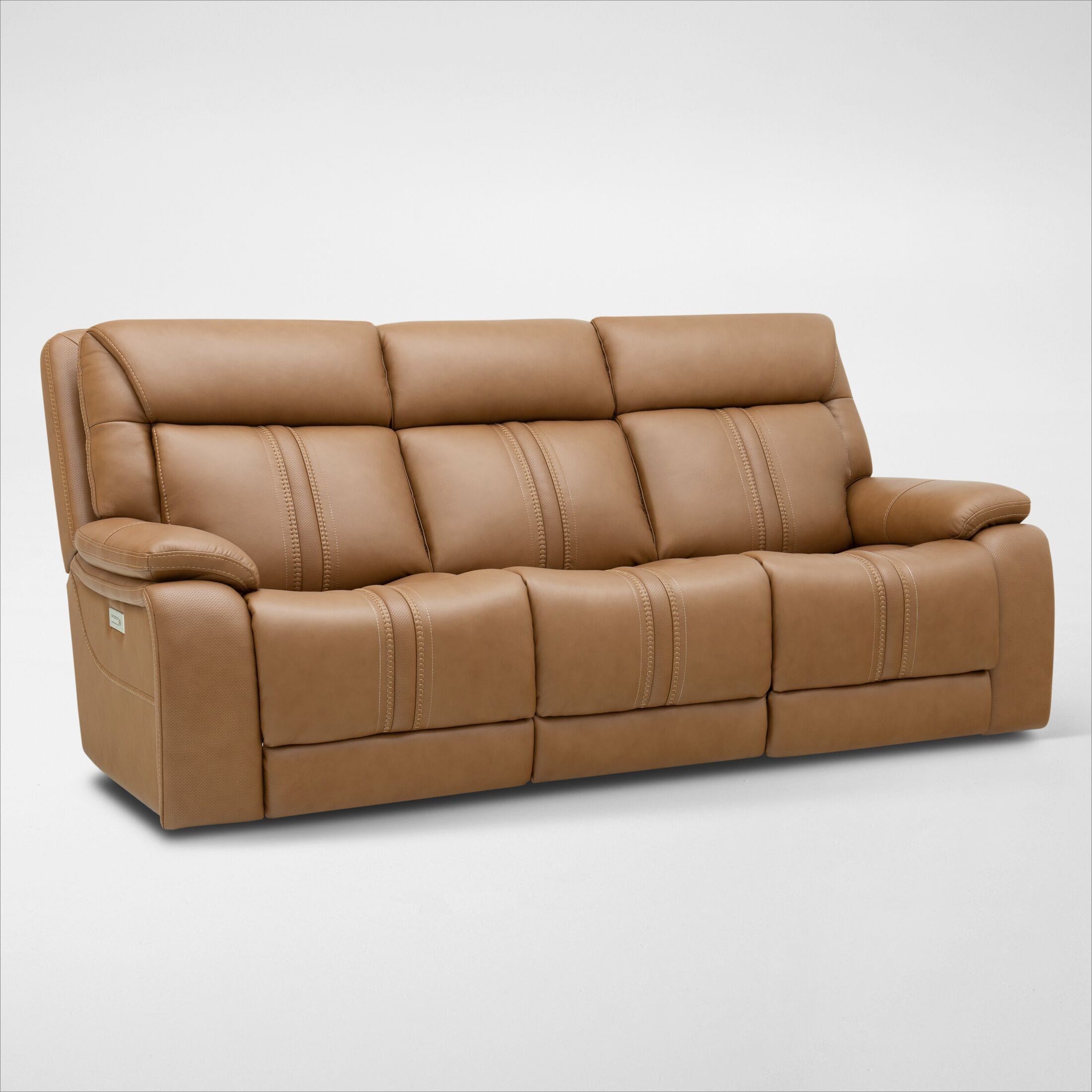 パリスsovブラウン Infinity Triple-Power Reclining Sofa with Immersive Sound | Value