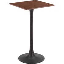 inga dark brown dining table   