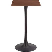 inga dark brown dining table   
