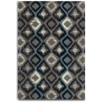 inky gray area rug  x    