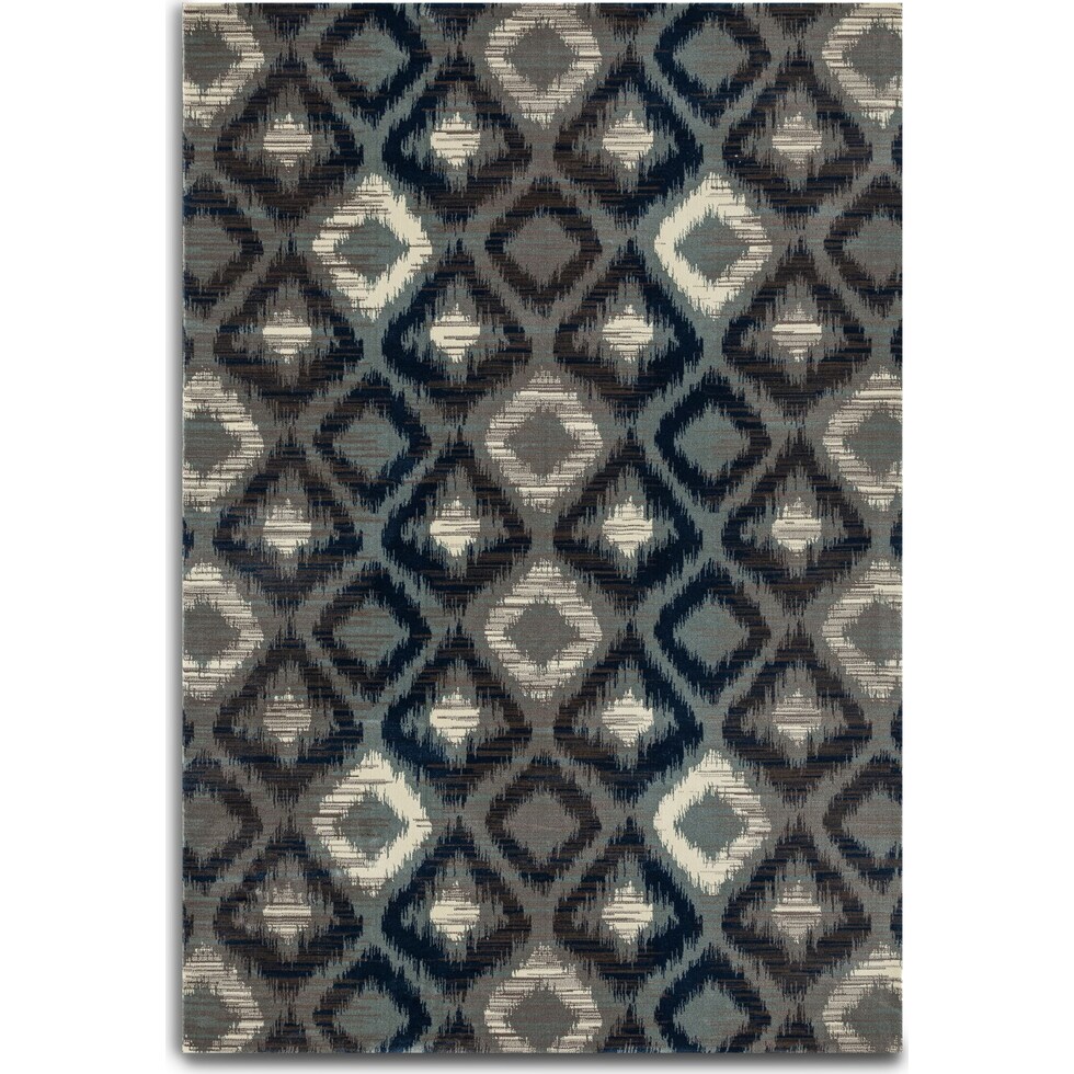 inky gray area rug  x    
