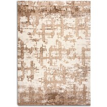 interlink light brown area rug  x    