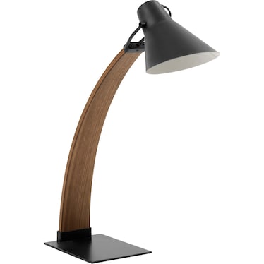Inwood 22'' Table Lamp - Walnut/Black