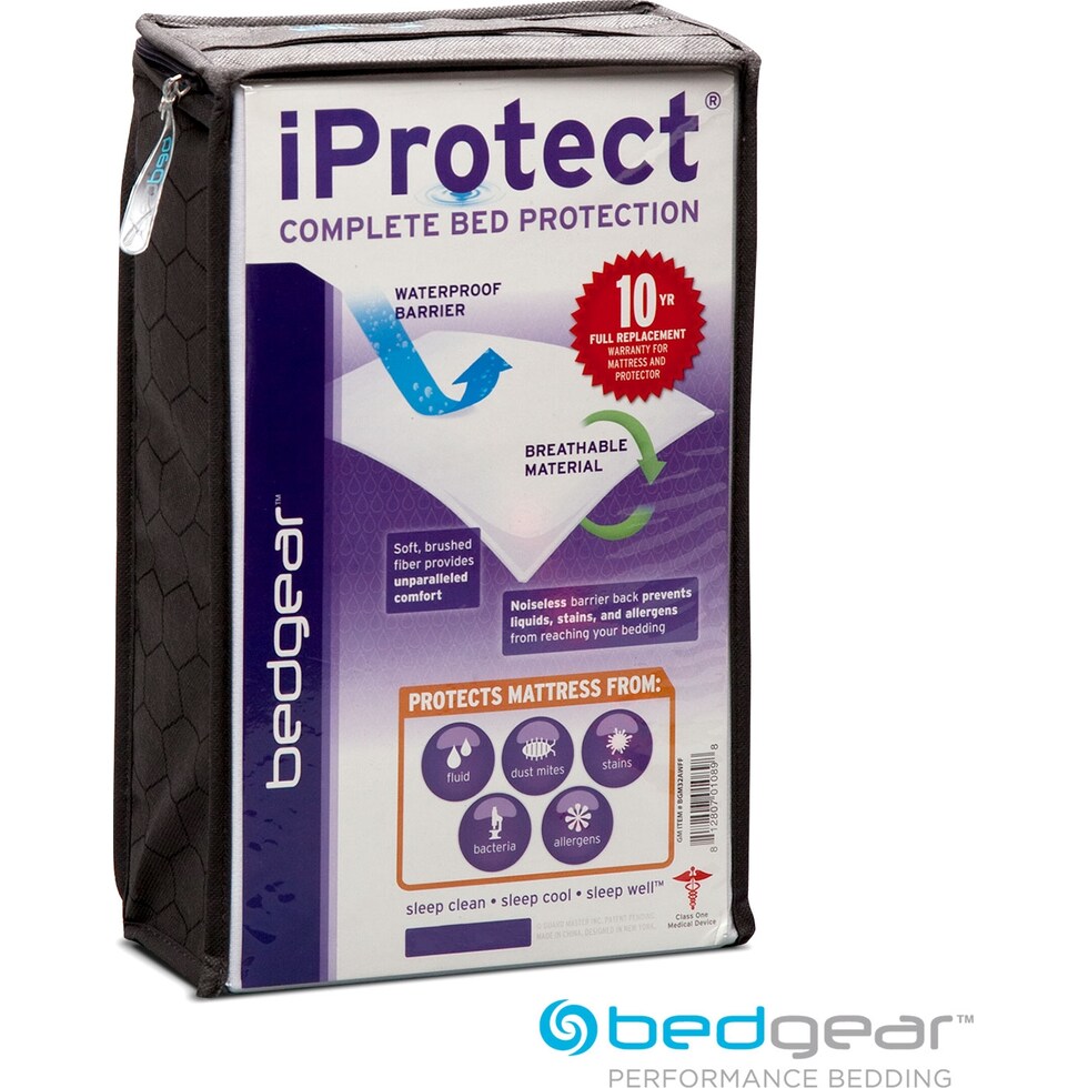 iprotect® white twin xl mattress protector   
