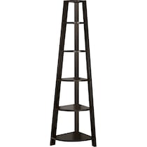 irma dark brown etagere   