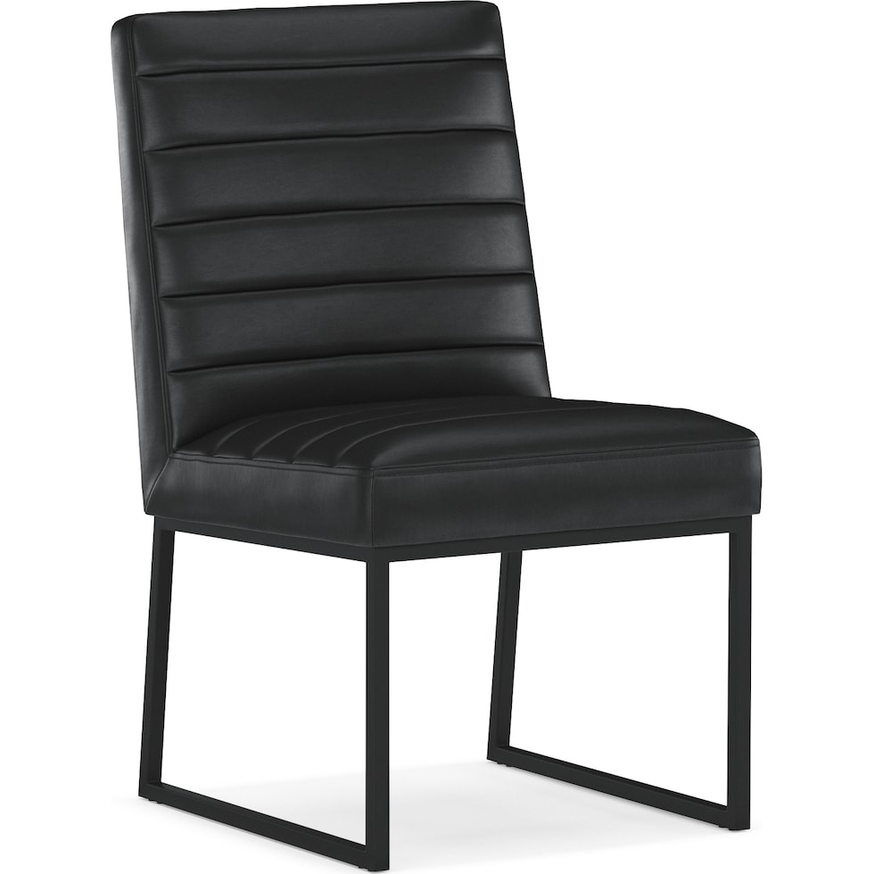 irvine black dining chair   