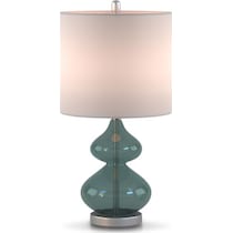 irvine blue table lamp   