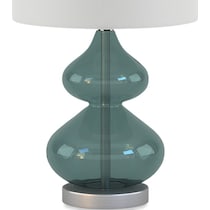 irvine blue table lamp   