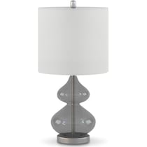 irvine gray table lamp   