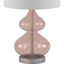 irvine pink table lamp   