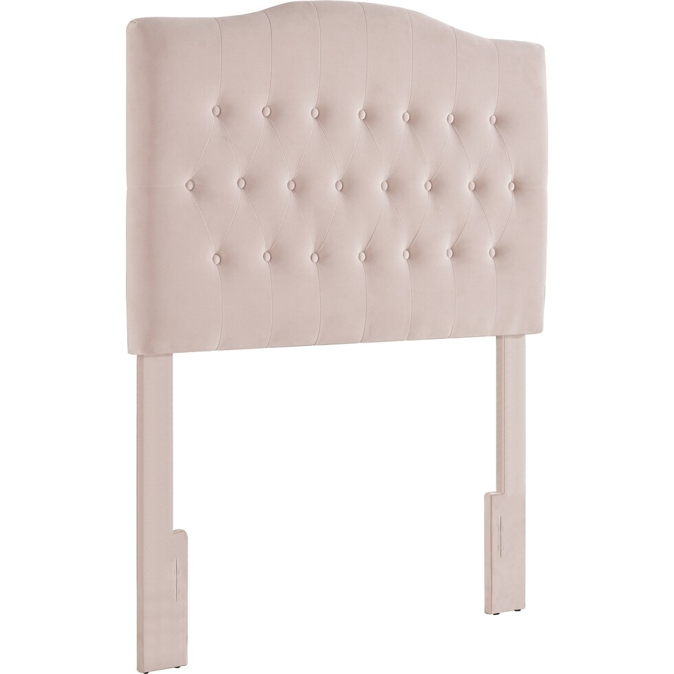 isabella pink twin headboard   