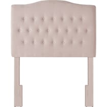 isabella pink twin headboard   