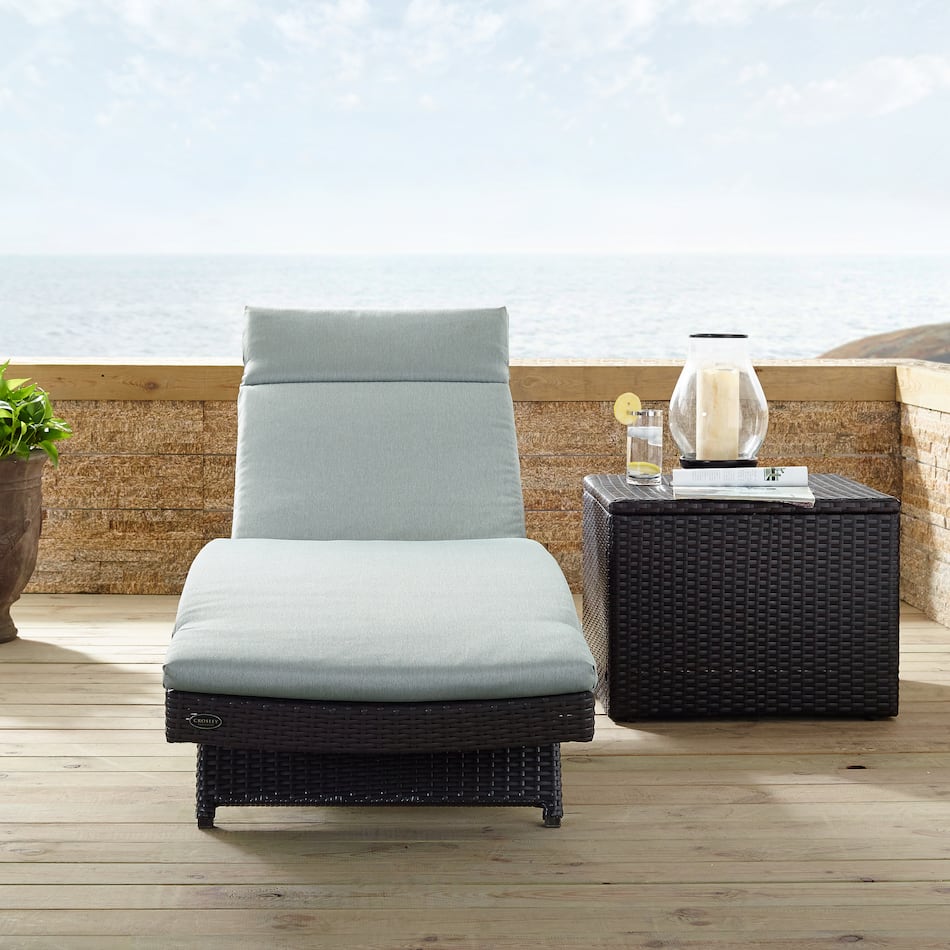 Isla Outdoor Chaise Lounge Mist Value City Furniture