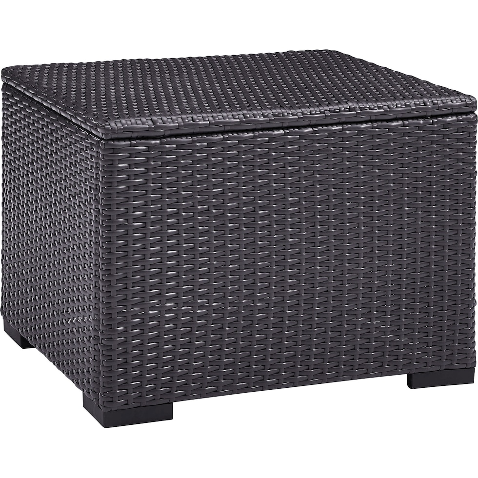 isla dark brown outdoor coffee table   