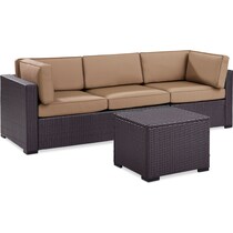 isla light brown outdoor sofa set   
