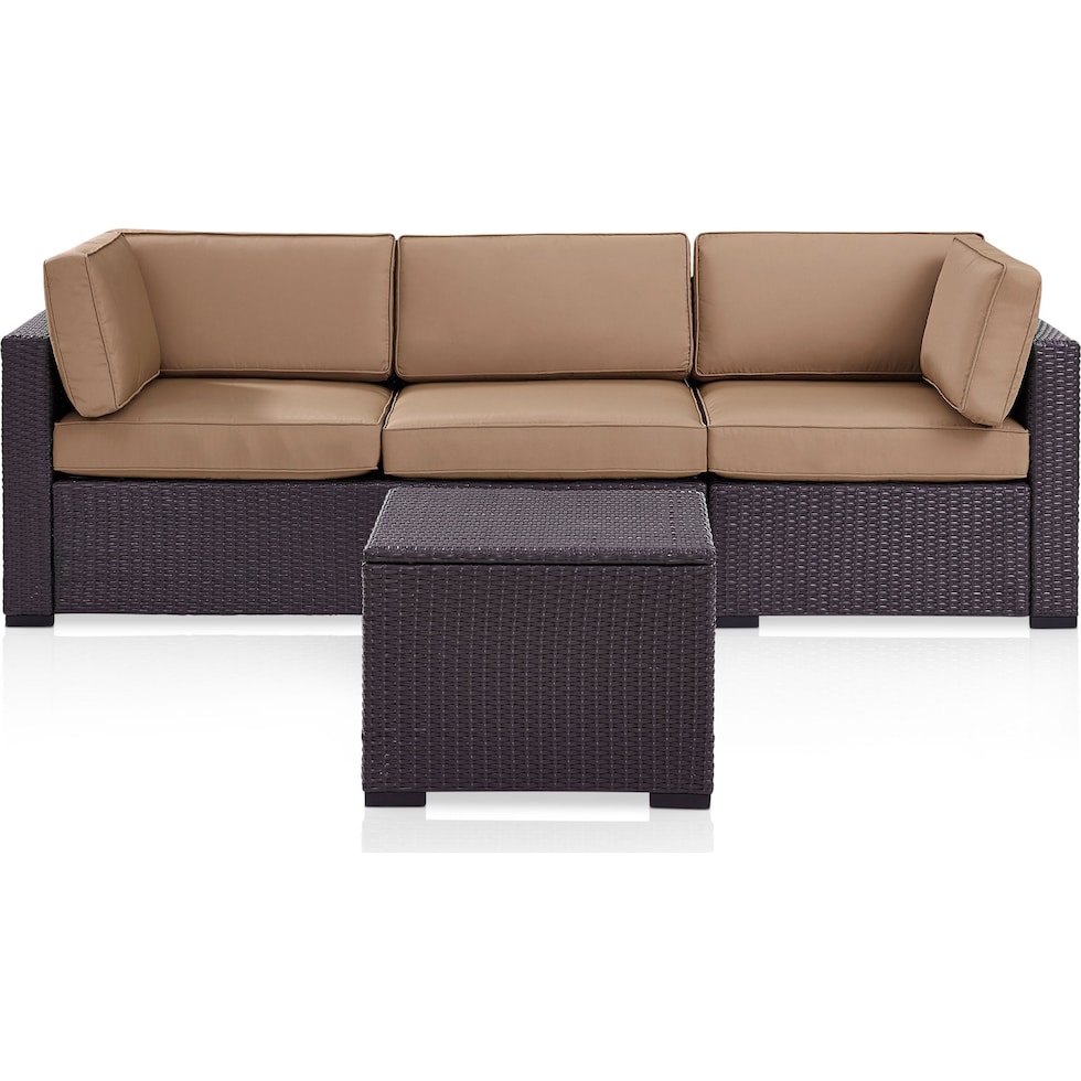 isla light brown outdoor sofa set   